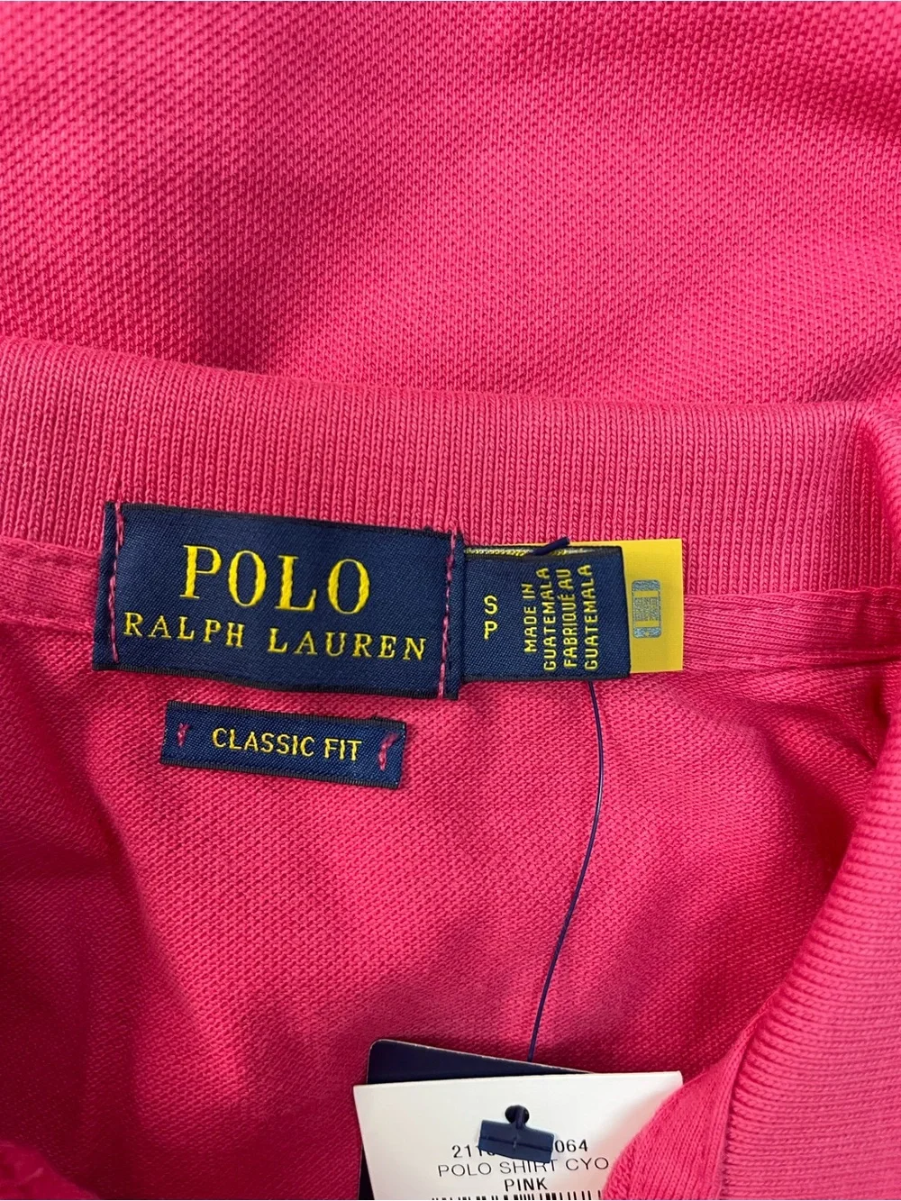 Polo Ralph Lauren Short Sleeve Polo Hot Pink